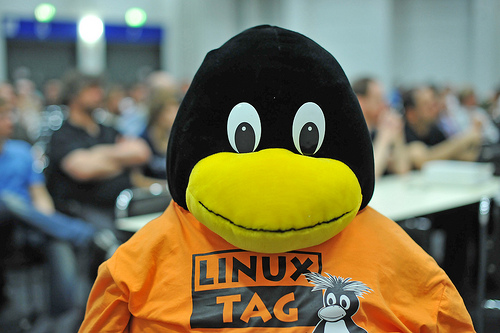 Bis nächste Woche, Pingu! (Foto: LinuxTag)